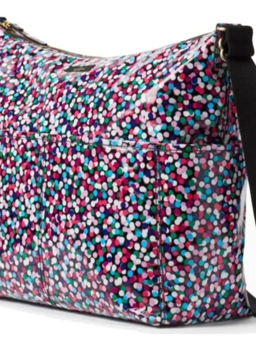Kate Spade New York Dance Party Polka Dot Serena Baby Bag Changing Pad Dust Bag